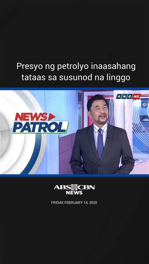 Abangan ang TV Patrol ngayong Huwebes, Oktubre 10, 2024.